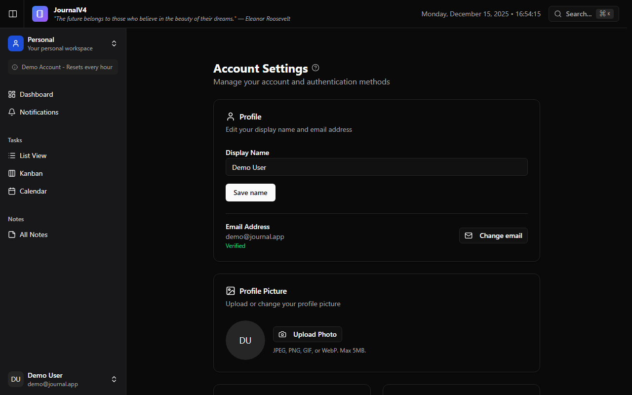 Secure Authentication screenshot